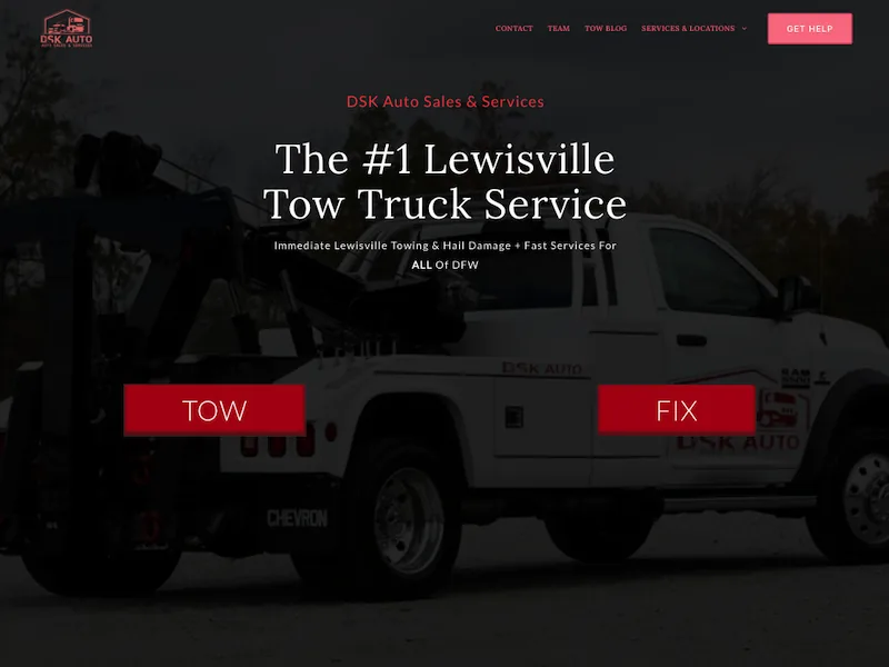 DSK Auto website